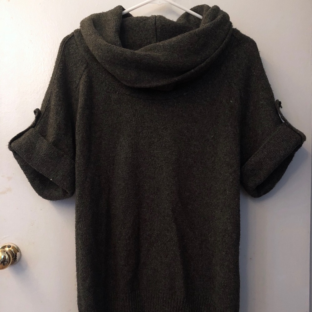 Oversized sweater w/ cowl neck
